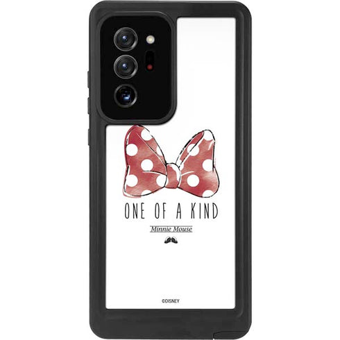 Disney Minnie Mouse One Of A Kind Bow Galaxy Note20 Ultra 5G Waterproof Case